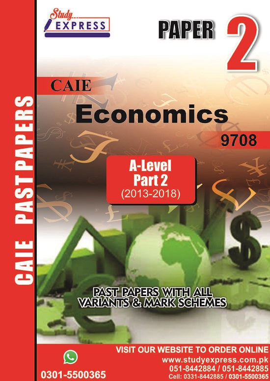 Economics 9708 P2 Past Paper Part 2 (2016-2022)