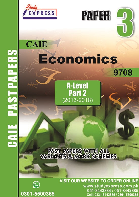 Economics 9708 P3 Past Papers Part 2 (2016-2021)