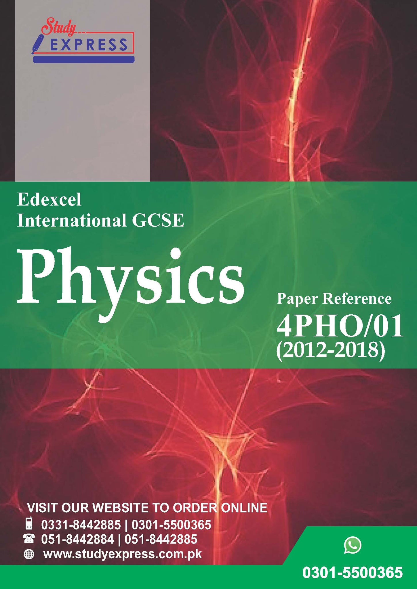 Edexcel IGCSE Physics Paper 1- 4PHO/01  Past Papers (2012-2018)