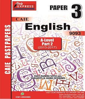 English Language 9093 P3 Past Papers (2016-2021)