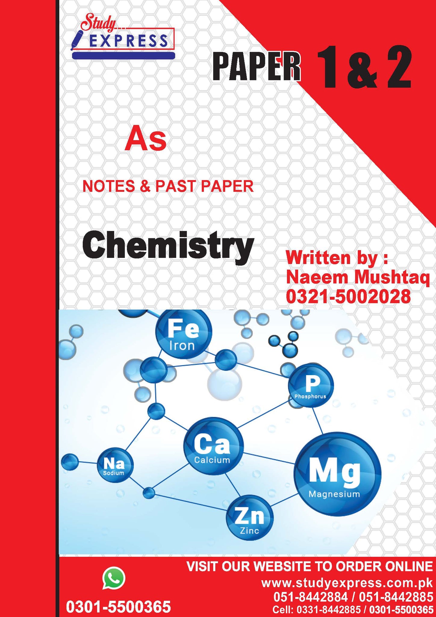 As- Chemistry Paper 1 & 2, Compiled By: Sir Naeem Mushtaq