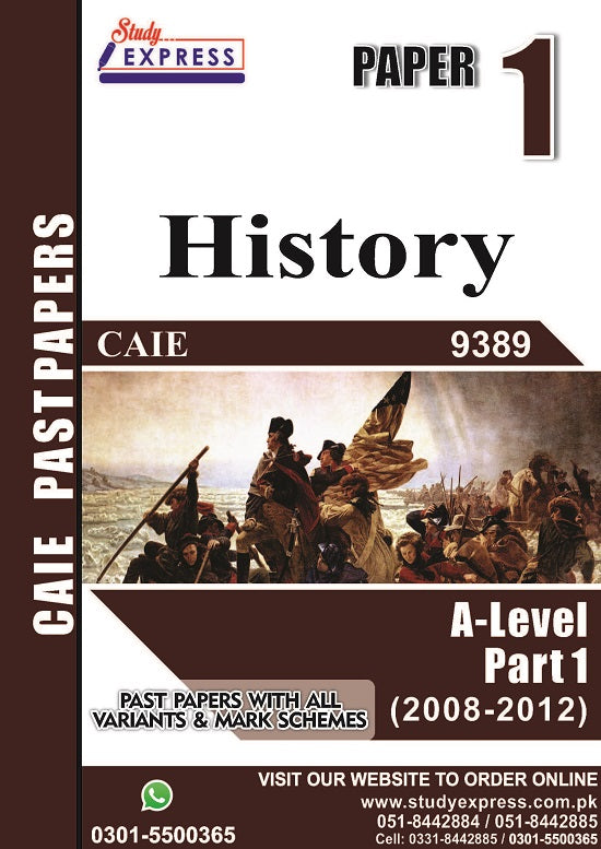 History 9389 P1 Past Papers Part 1 (2008-2012)