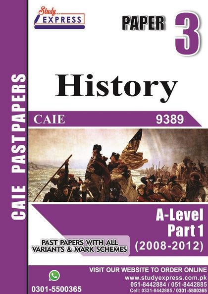 History 9389 P3 Past Papers Part 1 (2008-2012)