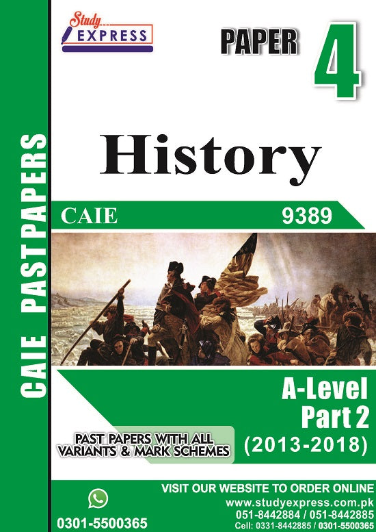 History 9389 P4 Past Papers Part 2 (2015-2018)