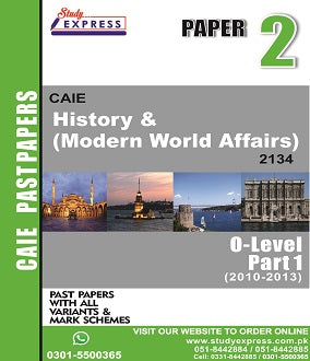 History and Modern World Affairs P2 Past Paper part 1 (2010-2013)