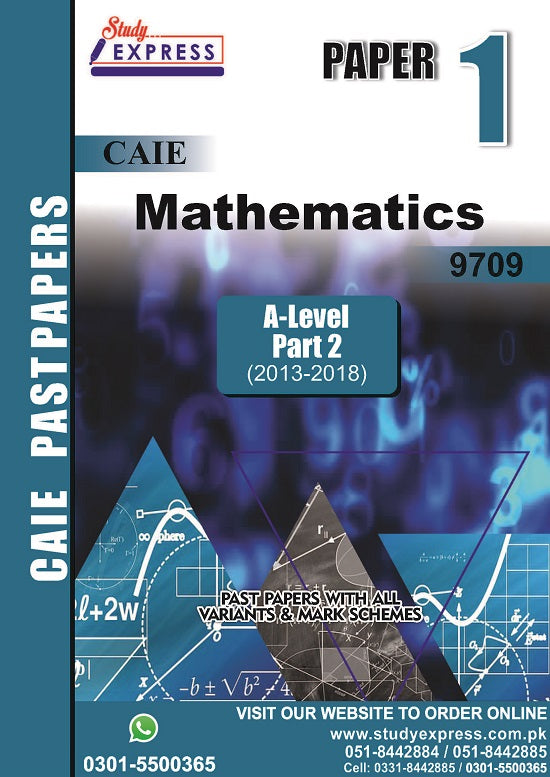Mathematics 9709 P1 Past Papers Part 2 (2016-2021)