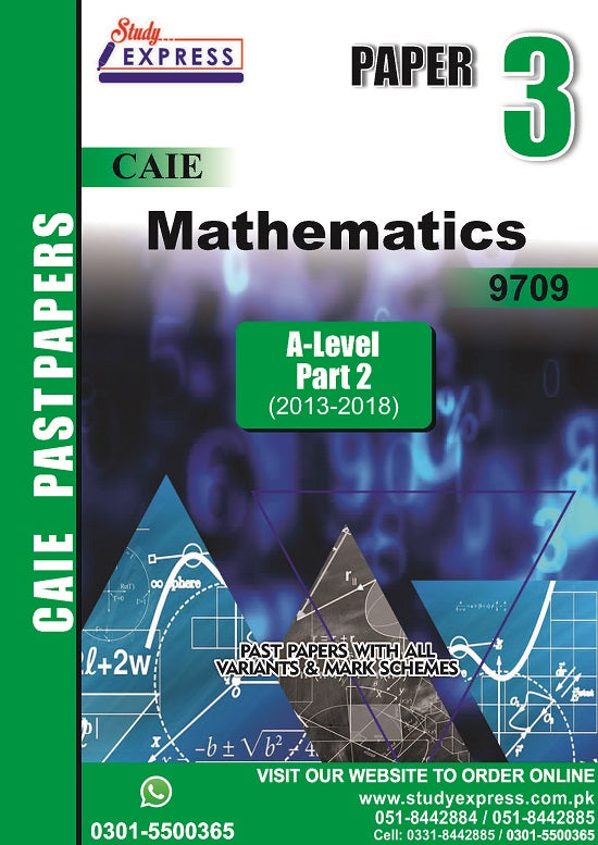 Mathematics 9709 P3 Past Paper Part 2(2016-2021)