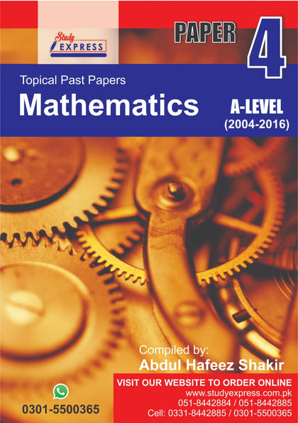 Mathematics AS (9709) M-1(P 4)(Topical past papers) Compiled by Abdul Hafeez Shakir