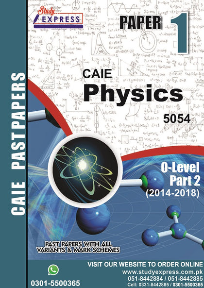 Physics 5054 P1 Past Paper Part 2 (2016-2021)