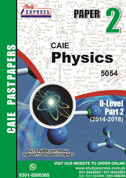 Physics 5054 P2 Past Paper Part 2 (2016-2021)