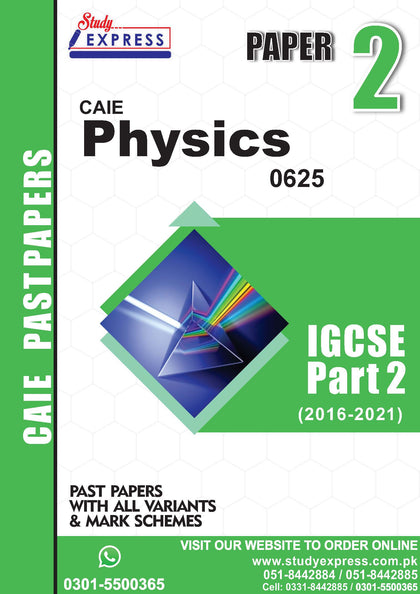 Physics 0625 P2 Past Paper Part 2 (2017-2024)