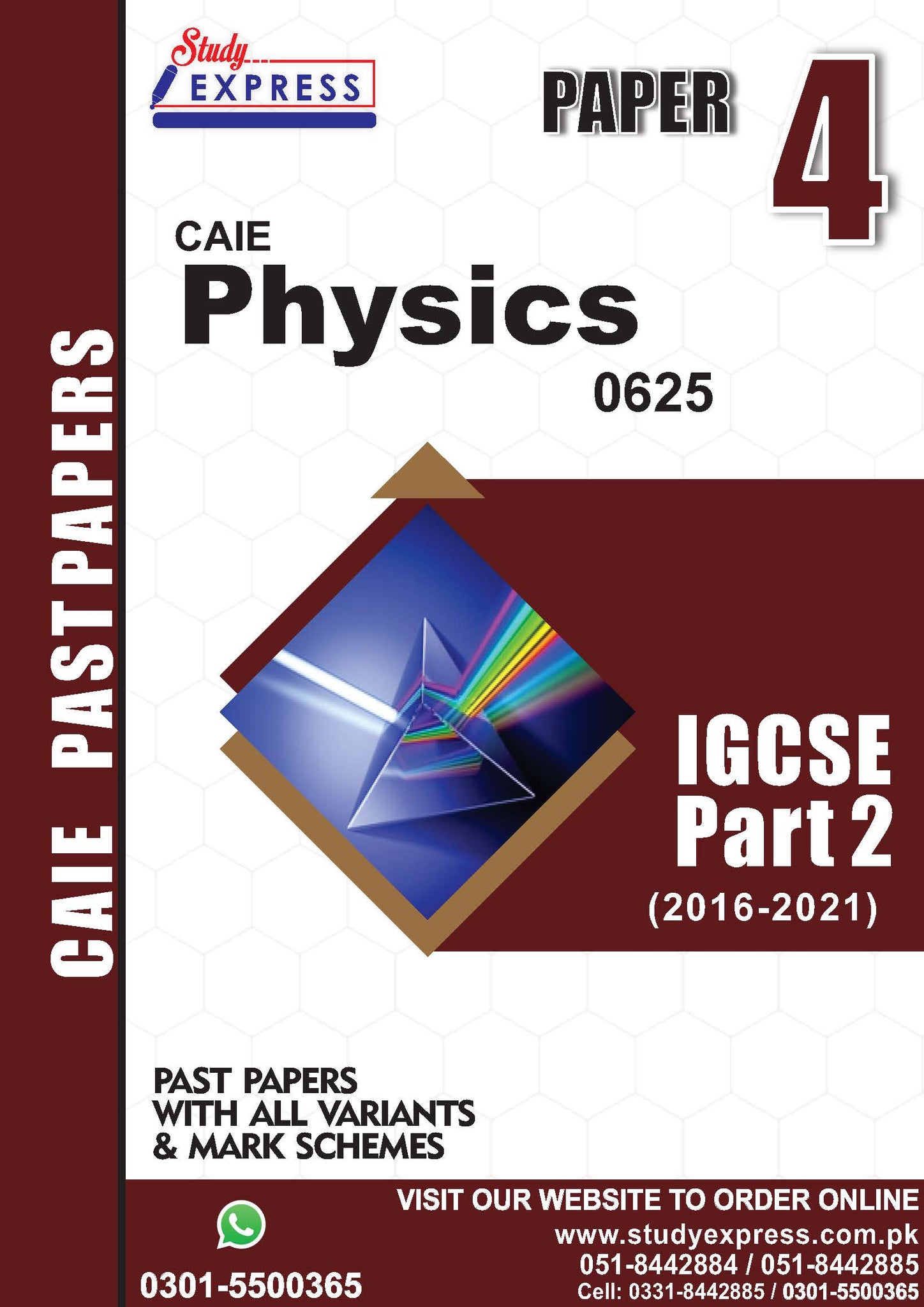 Physics 0625 Paper 4 Past Paper (2016-2021)