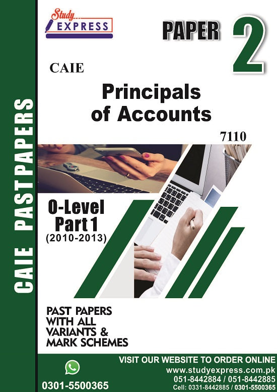 Principle of Accounting 7110 P2 Past Paper Part 1 (2010-2014)