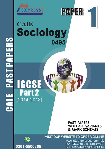 Sociology 0495 Paper 1 Past Paper (2016-2020)