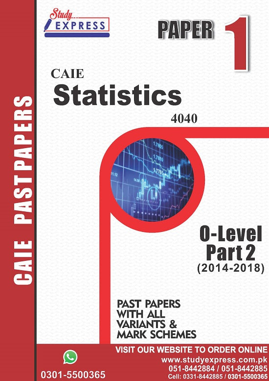 Statistics 4040 P1 Past Paper Part 2 (2014-2019)
