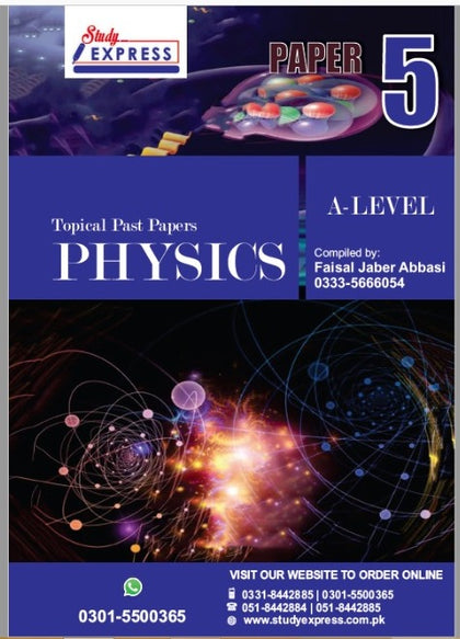 A-LEVEL PHYSICS YEARLY PAPER 5 (2015-2021) COMPILED BY: Fasial Jabber Abbasi