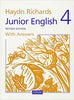 ENGLISH Junior English Book 4  (Revised)                       Haydn Richards / Sunrises Publications